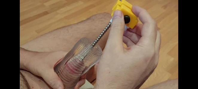 Fleshlight ile yarak sesi