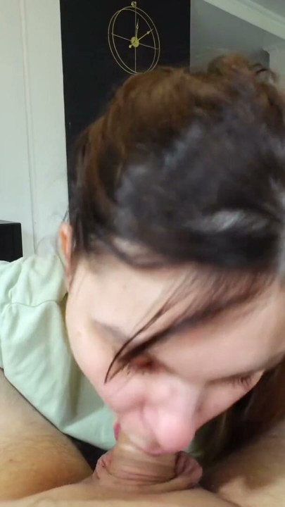 my amateur wife help me relax by sucking my cock | Clip 2