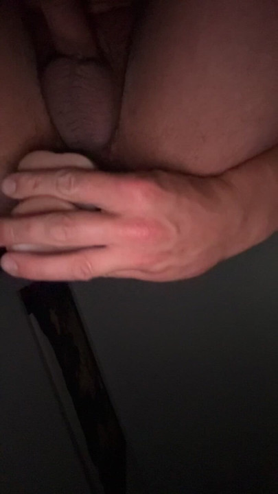 Pretty boy uses toy