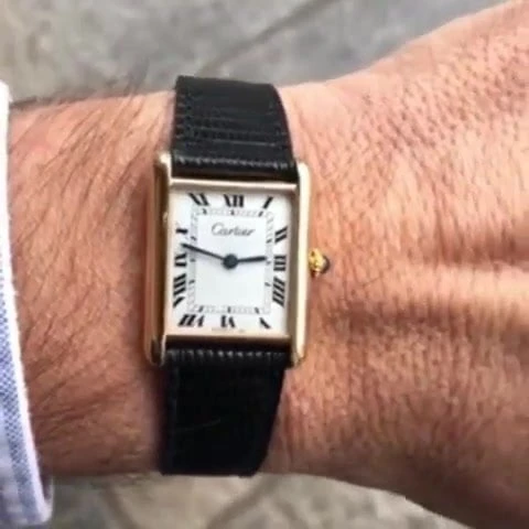 Cartier Tank Louis Wrist shot