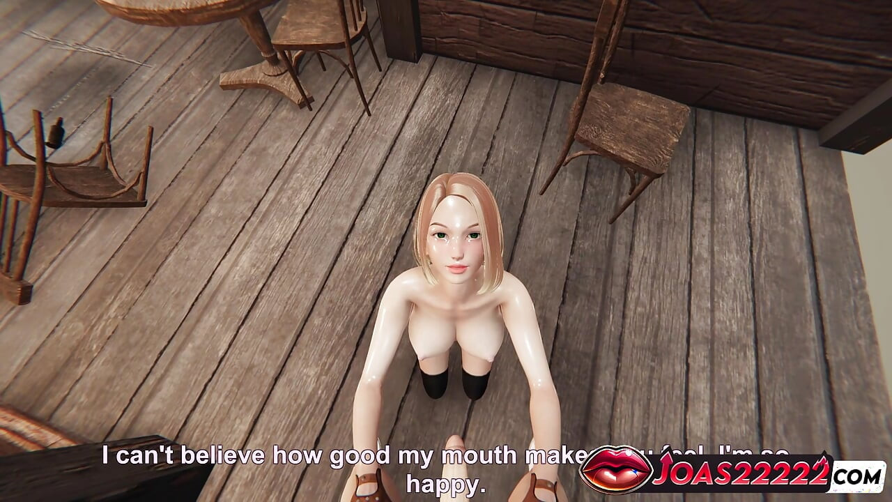 Kaisha Redhead 3D Animation - Two Hands Handjob, Sloppy Blowjob, Deepthroat Cum Swallow in Uncensored Hentai
