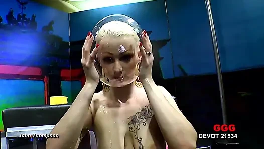 GGG, John Thompson - Devot Сперма и Писс - покорные шлюшки, промокнутые спермой и писсингом
