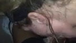 Ragazza dreadlock che succhia il cazzo nero