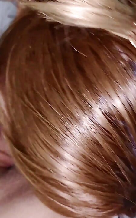 Blonde Sucks Me off Next to the Pc Live