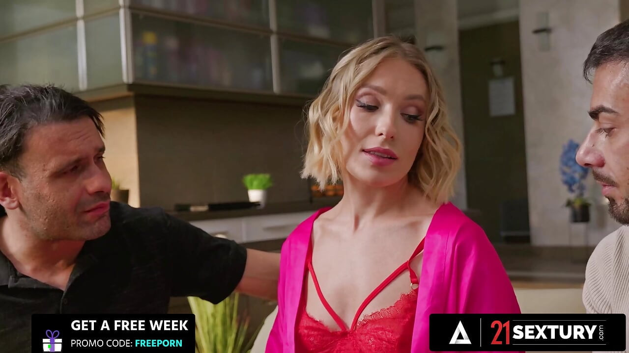 21 SEXTURY - Angelika Grays Seduced by Neighbors into Hot Threesome