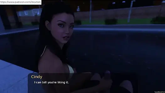 Лето с Mia - дрочку у бассейна