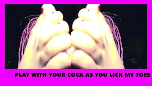 Фут-фетиш, инструкция по дрочке с чувственной инструкцией по поеза для Gooner пареньков с богиней