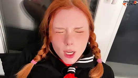 Mitschülerin lutscht meinen schwanz und arschficken, nachdem er manga gelesen hat