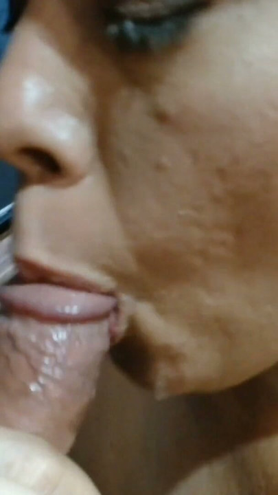 Blowing and sucking step daddies cock letting him blow over my face. | Clip 2