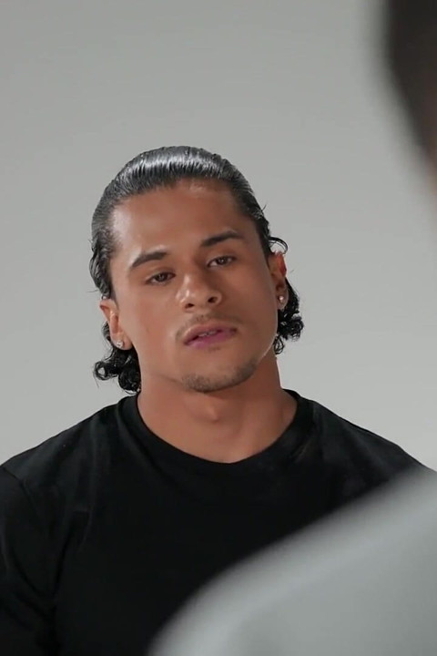 Men - Armond Rizzo and Aaron Reese Stare at Each Other From Across a Table with Lust