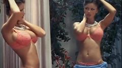 ORDINARY WORLD - big boobs slow striptease in heels