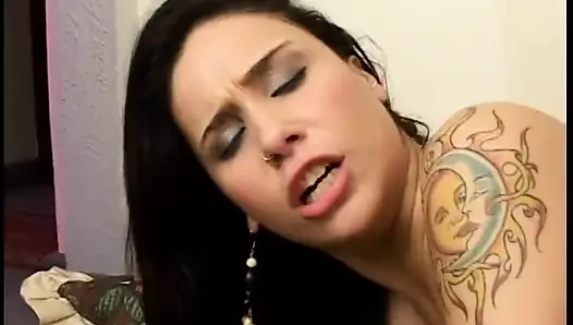 Monica Mattos gets her shaved vagina licked then fucked while giving head