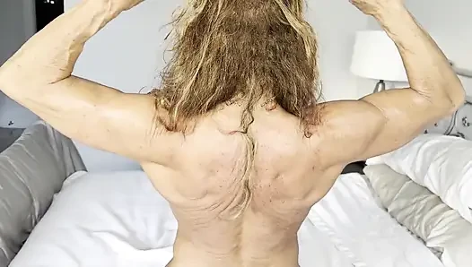 Debra Dandrea Does Some Hard Flexing for Cj