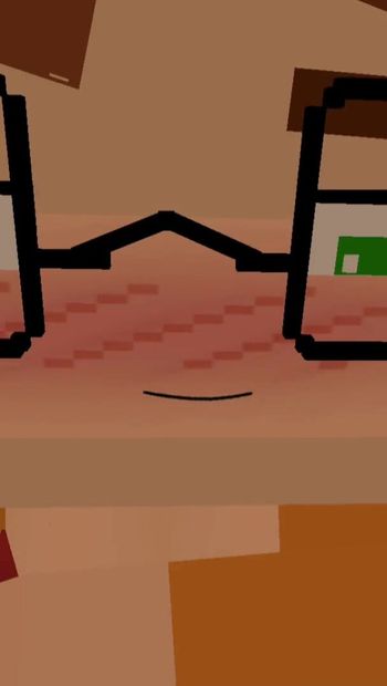 Momento inesquecível de "Minecraft Jenny Mod Velma Dinkley está aqui e pronto para ser fodido e dar um boquete"