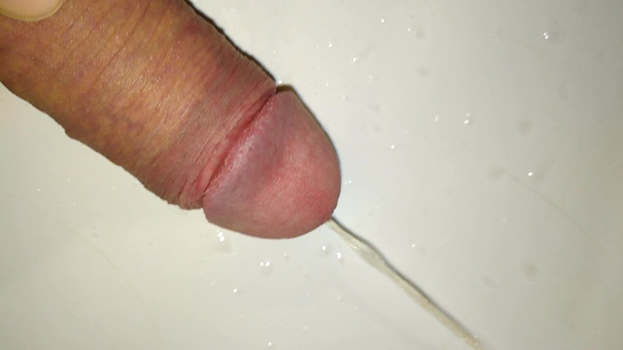 Very Close Up Peeing