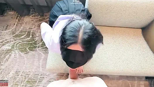 Siswi pertukaran pelajar ngentot pakai seragam