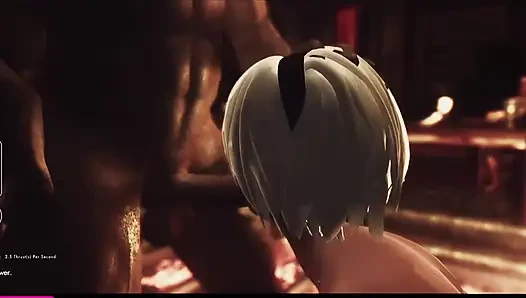Banging 2B in Skyrim OSEX (Nier x Skyrim)