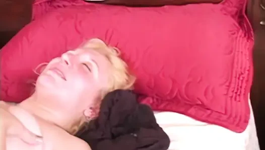 Desperate Amateurs Leia hot big tit blonde first time babe gets her tight pussy pounded hard by big white cock and gets her pret