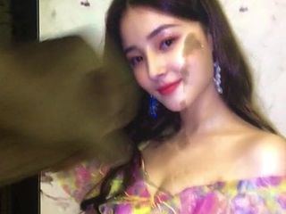 Momoland Nancy Cum tribute 5