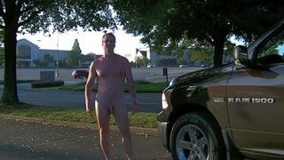 Parking lot nude