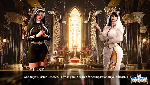 Sisters in Sin Gameplay Part 9 - Conflict Inside the Monastery