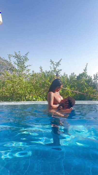 Being Unfaithful to My Husband with the Huge Cock Neighbor in the Pool Yasmina Khan