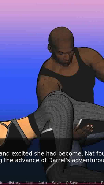 Emotional moment from "A Couple's Duet of Love&Lust: Cuckold Watches How Big Muscular Guy Is Fingering His Indian Desi Wife-Ep9"