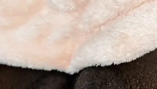 Sexy schwarzes schätzchen, solo-masturbation