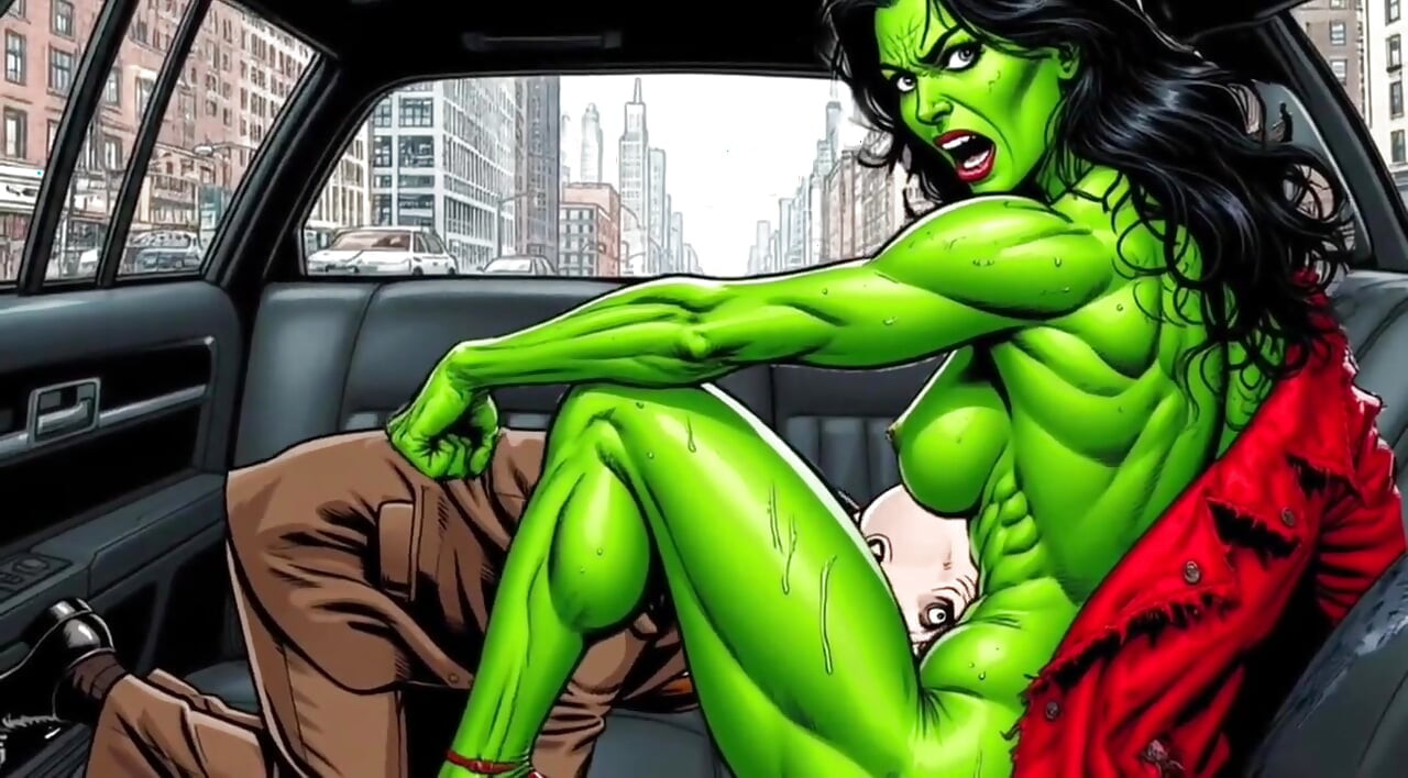 She-hulk Slut Not a Day Without Fucking. Big Compilation Cartoon