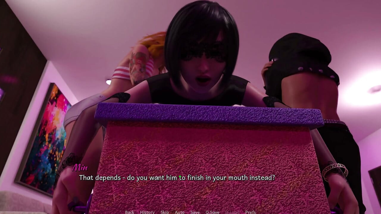 Fetish Locator 14 - Escena lésbica de Allison y Vesna y Antony coge el culo de Min en público