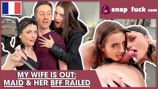 Mari Baisse La Femme De Ménage Et Son Amie! SNAP-FUCK.com