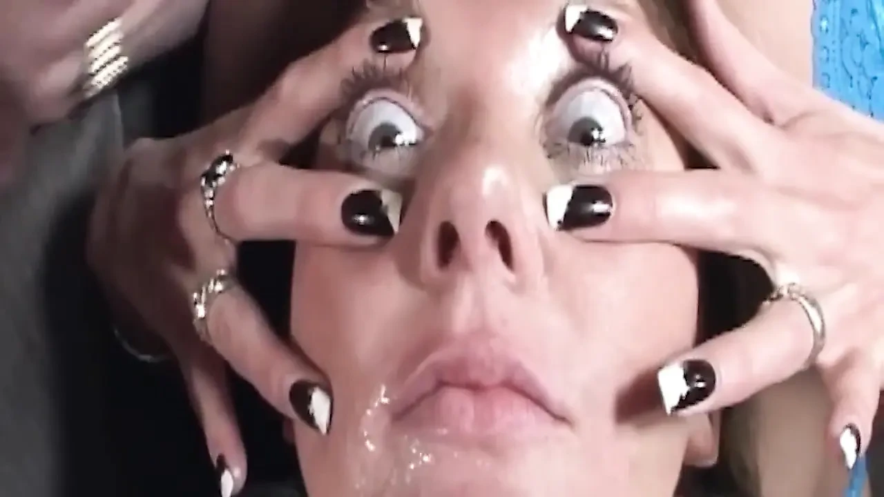 Mature Blonde MILF Drenched in Thick Cum During Messy Oral