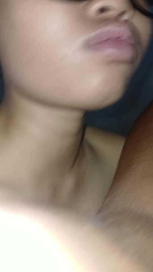 This beautiful and cute tomboy girl first with her boyfriend and was even addicted | Clip 1