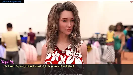 AWAM - going shopping and let Dylan see my boobs