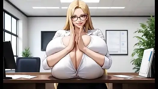 Boobs Office Lesbians, Ai Animation