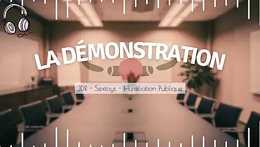 Your boss tries sex toys on you in public - english audio femdom