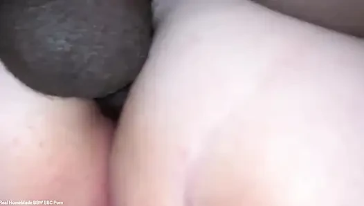 British BBW anal riding back of my car hardcore screaming doggy