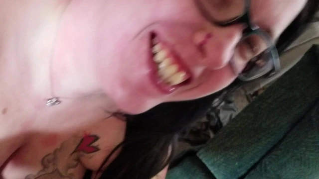 Sucking a dick.