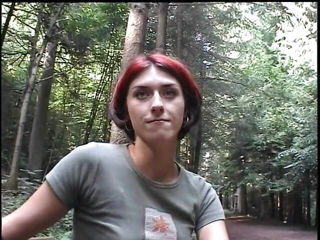 Hot redhead masturbating for her boy