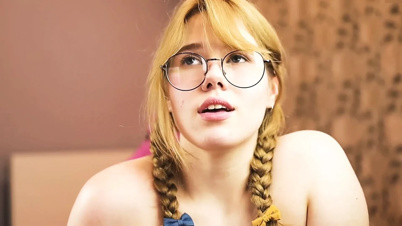 Shy girl talking dirty and fucking herself