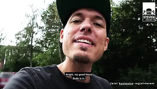 Mia Blow and Bodo enjoyed a rough sex outside in Berlin! StevenShame