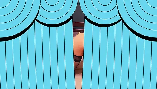 Azgın Orta Yaşlı Seksi Kadın Üvey Oğlunun Onu Götten Sikmesine Izin Veriyor