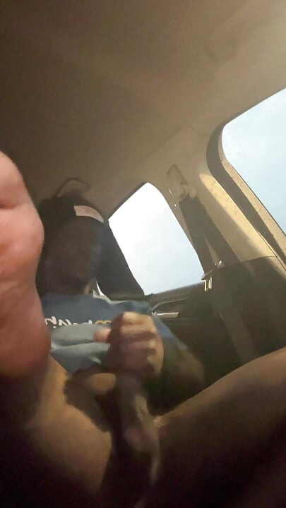 Having A Fun Jerk Session In Da Car Outside Cause I Bored With Smokin