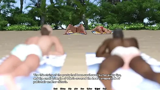 Идеальная домохозяйка No36 Незнакомцы заставляют горячую жену жестко кончать на пляже