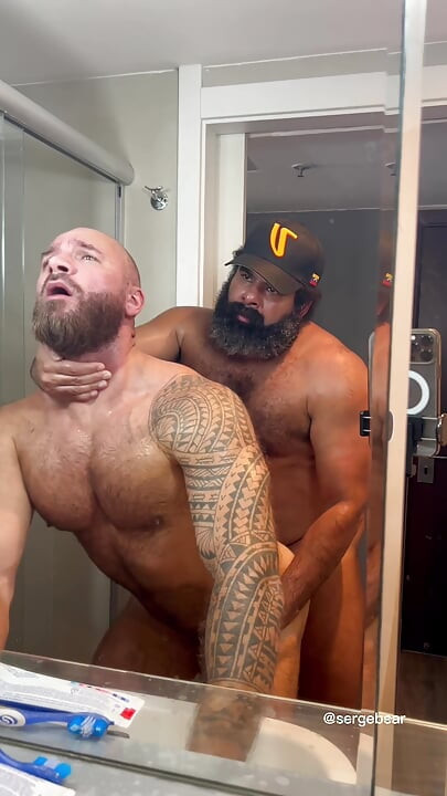 Big Muscular Hairy Bear & Intense Masculine Chemistry