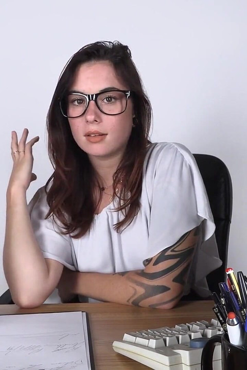 Dominating Boss Repremands Her Foot-loving Secretary's Failure