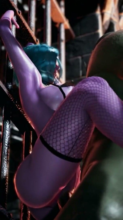 Slutty Dark Elf needs Orc Cock | Clip 1