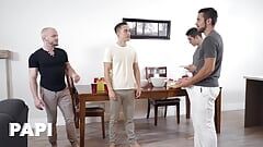 Parti Dante Colle, Cazden, Colton, Dominic ve Marcus Tresor'un ateşli grup seks yapıyor - papi