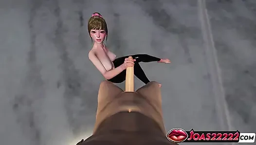 Louise ıslak büyük memeli 3d hentai - ıslak meme sikişi, elle muamele okşuyor, sansürsüz animasyonda gırtlağına kadar yüze boşalma