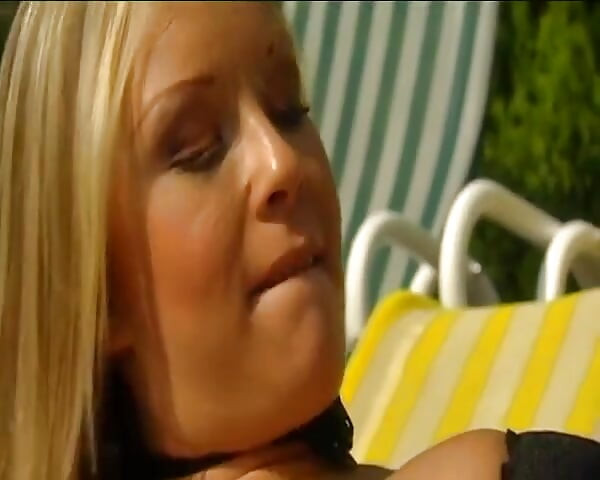 Horny Lesbians by the Pool, Wild Blowjobs & Tit Licking